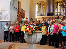 Abschiedsgottesdienst von Pfarrer Anselm Burr vom 5. Juli 2014 in der reformierten Kirche Kilchberg, Foto 6